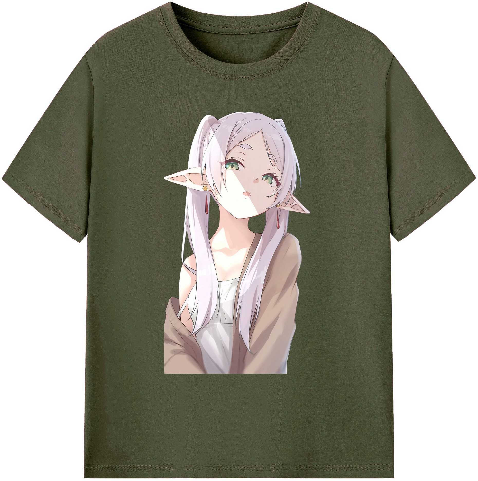 （画像用） 葬送のフリーレン Frieren 綿100％ メンズ半袖Tシャツ｜肌触りやわらか＆通気性